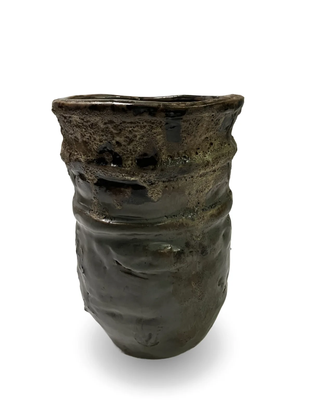 Mixed Form 12, hand-built ceramic by Yael Aloni-Netzer