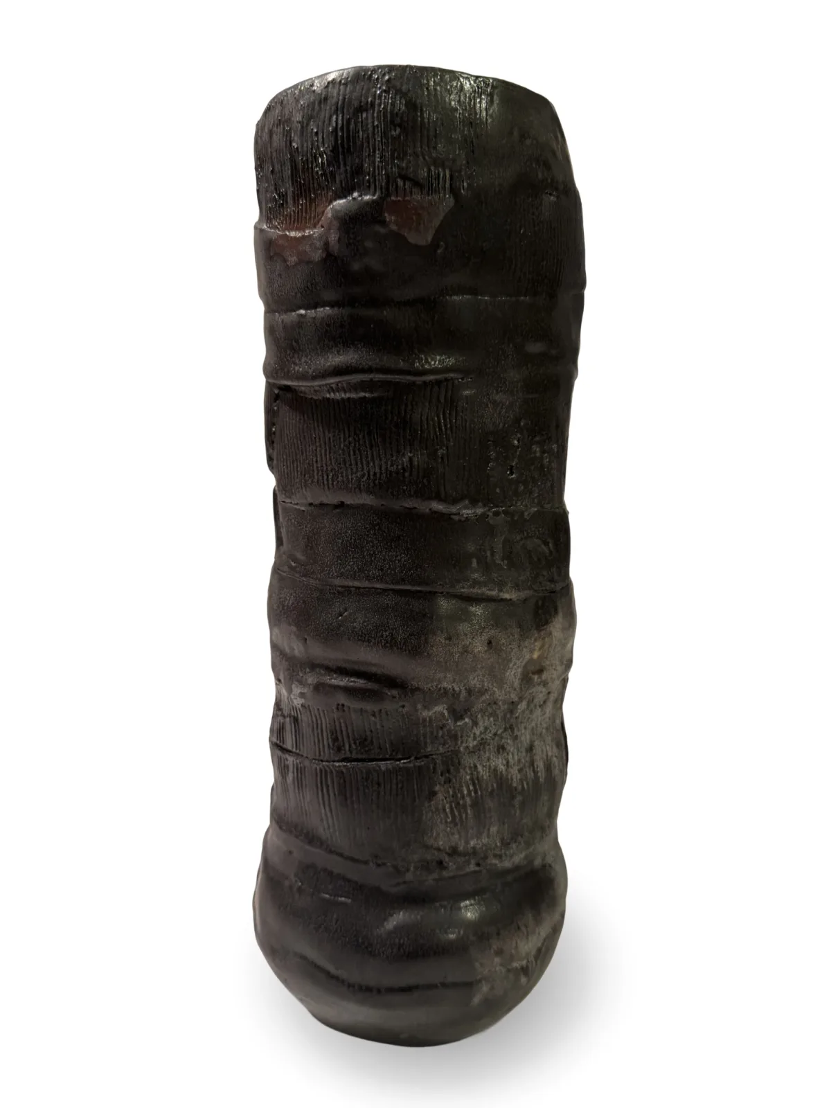 Layered Tower 03, hand-built ceramic by Yael Aloni-Netzer