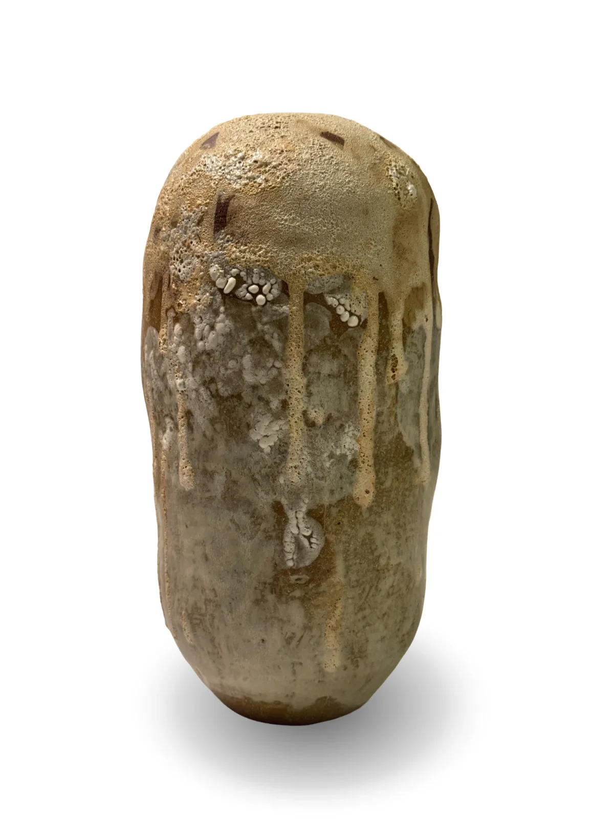 Rounded Volume 08, hand-built ceramic by Yael Aloni-Netzer